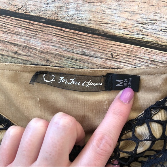 For Love & Lemons Grace Lace Skirt - Picture 3 of 5